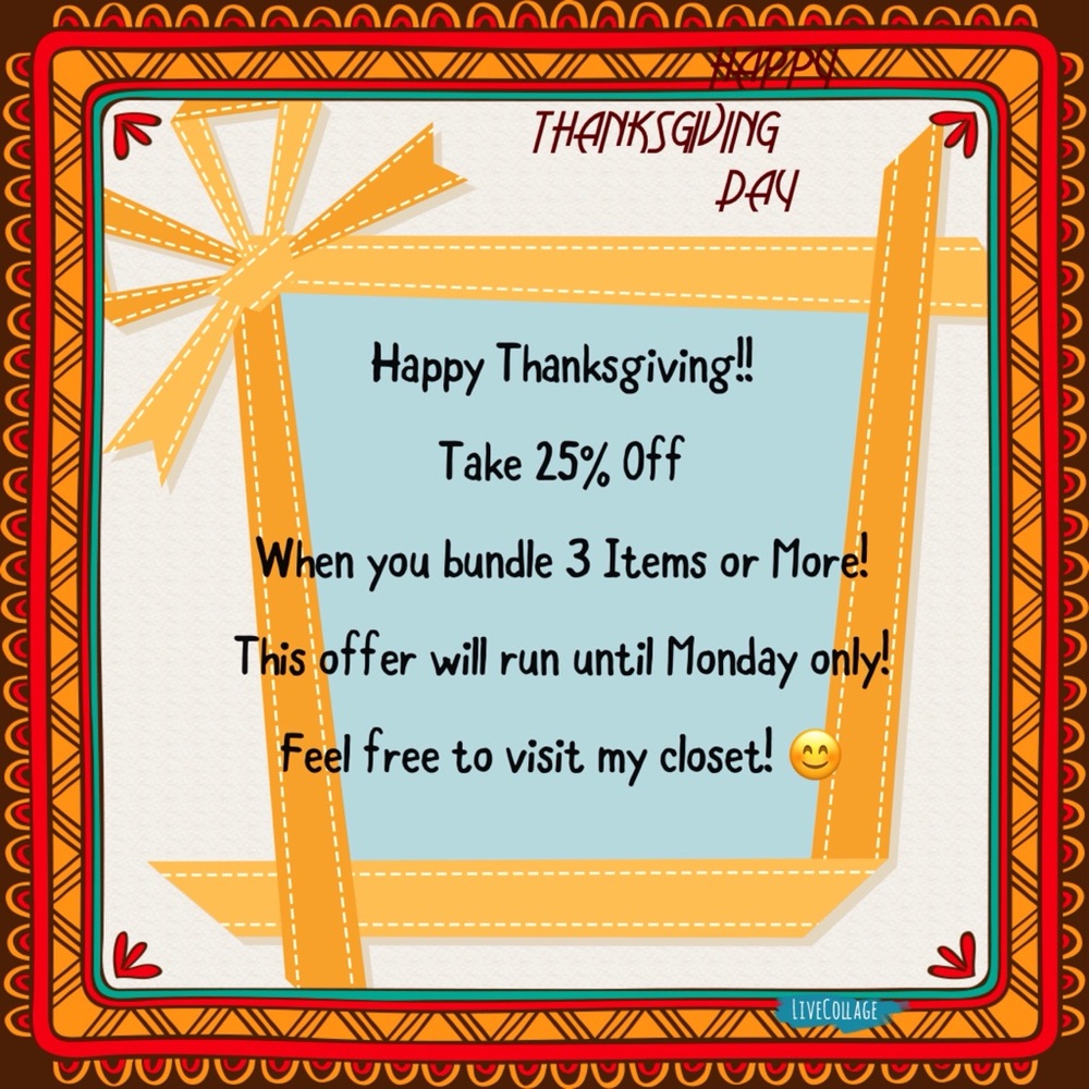 Thanksgiving Sale! 😍